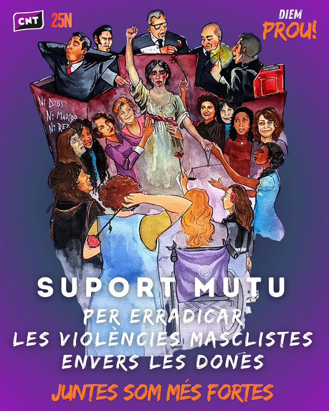 25N: Suport Mutu per erradicar les violències masclistes contra les dones