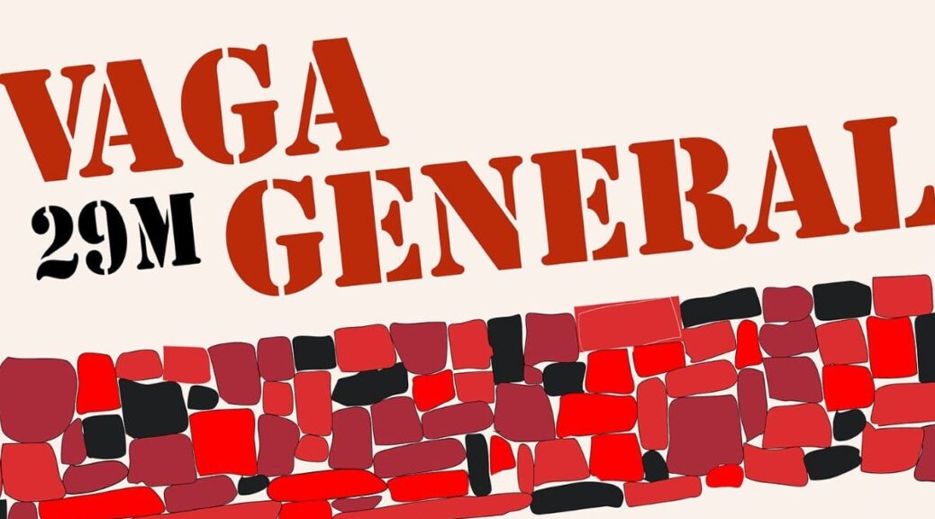 Suport a la Vaga General del País Valencià del 29M