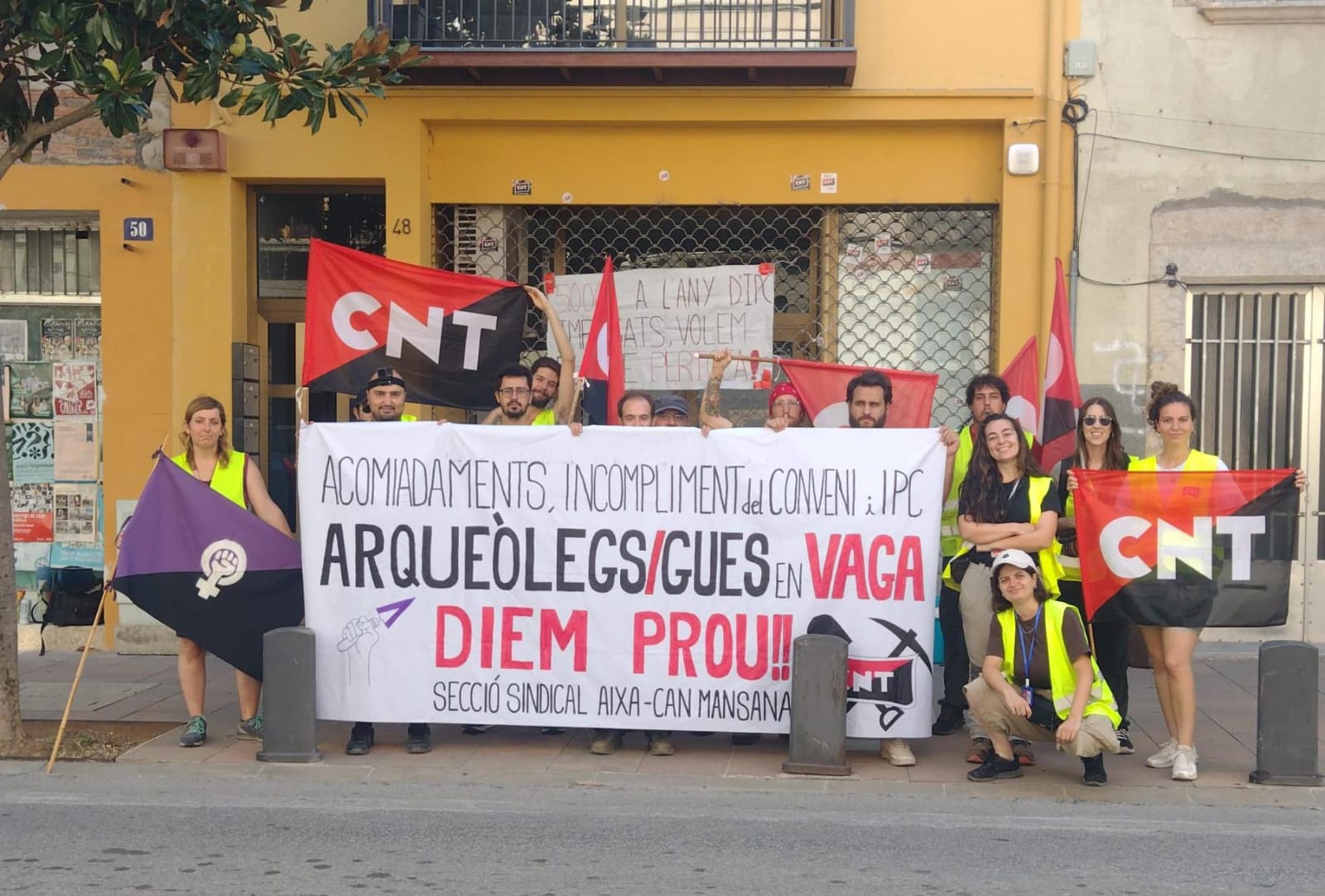 La CNT activa la Caixa de Resistència Confederal per la vaga indefinida a AIXA – Can Mansana